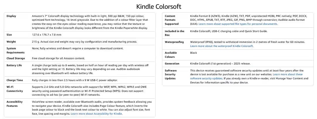 Amazon Kindle Colorsoft 7" - Image 4