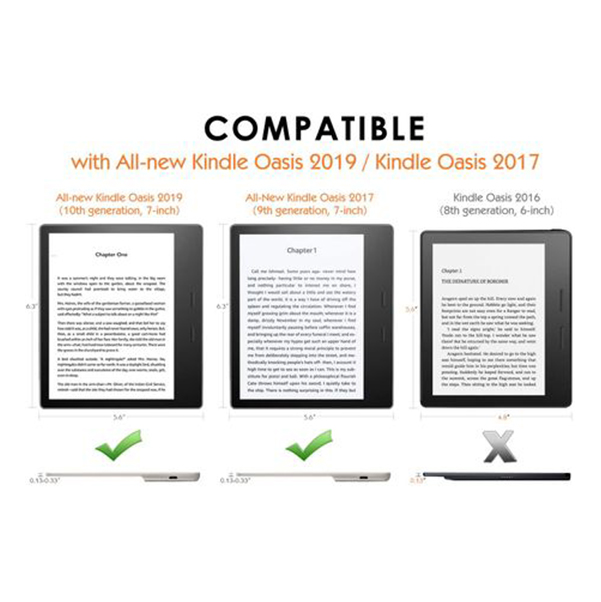 CAWA Slim Smart Case Cover for Kindle Oasis 7" - Image 2