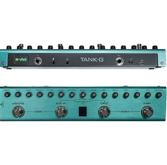 M-VAVE Tank Guitar / Bass Multi-Effects Pedal - Image 3