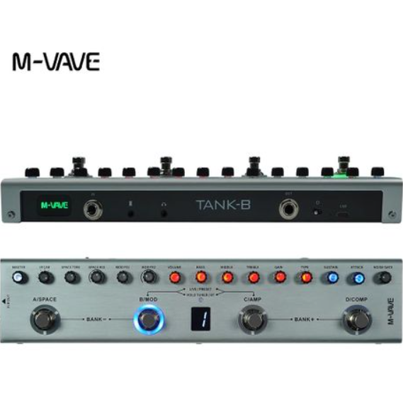 M-VAVE Tank Guitar / Bass Multi-Effects Pedal - Image 12