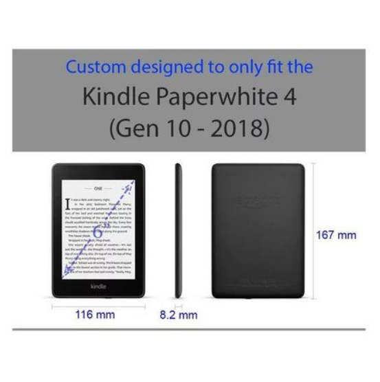CAWA Clear Transparent back cover for Amazon Kindle (Kindle Paperwhite 6" (Gen 10 2018) - Image 3