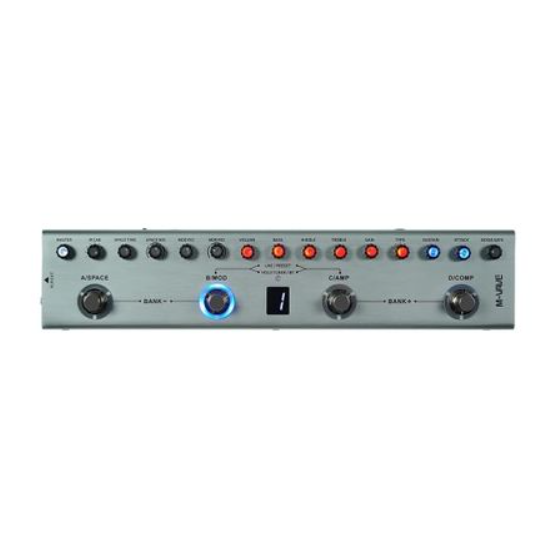 M-VAVE Tank Guitar / Bass Multi-Effects Pedal - Image 2