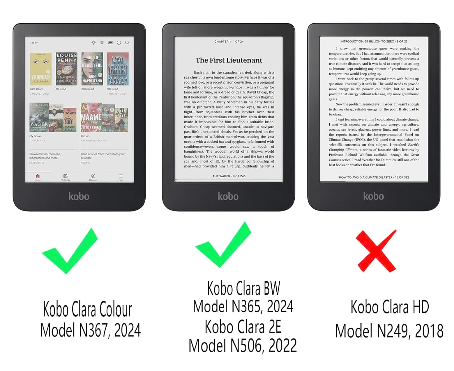 CAWA Smart Cover for Kobo Clara E-Reader - Image 2