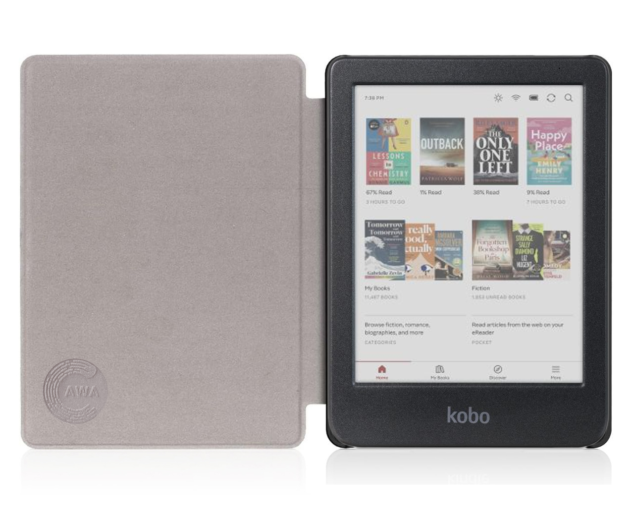 CAWA Smart Cover for Kobo Clara E-Reader - Image 6
