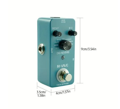M-VAVE Dig Reverb Digital Reverb Guitar Effect Pedal - Image 6